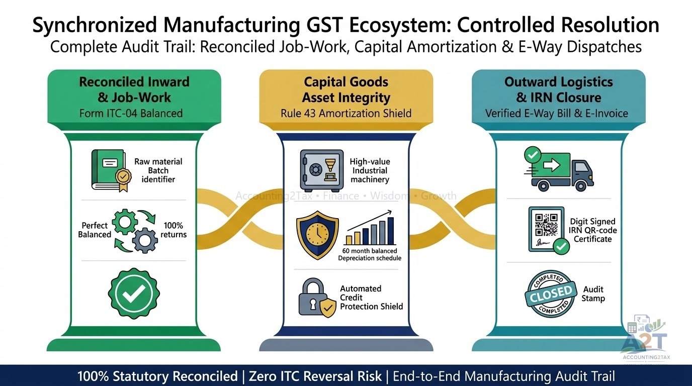 GST for Manufacturers and Traders: Inverted Duty, Job Work and Supply Chain Rules in India Case Study & Compounding Blueprint