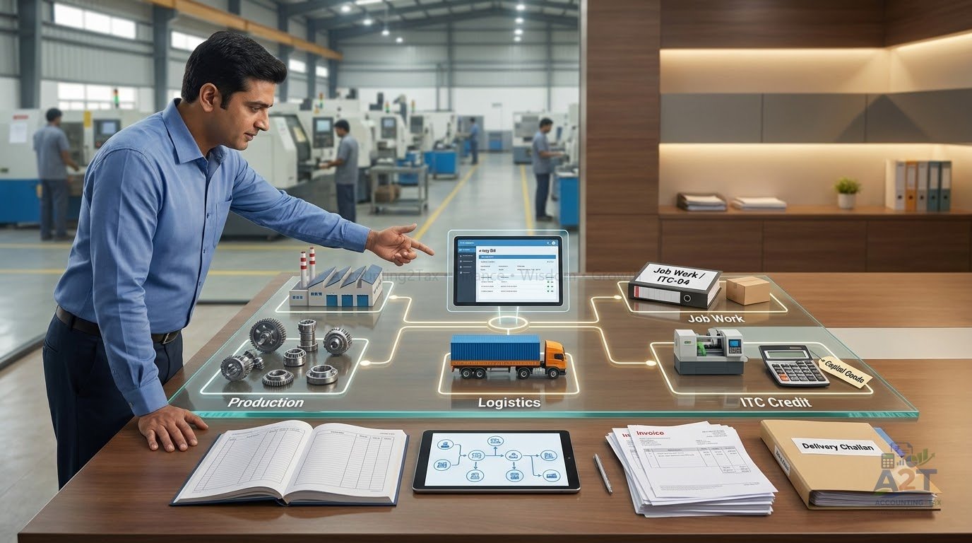 GST for Manufacturers and Traders: Inverted Duty, Job Work and Supply Chain Rules in India Framework & Roadmap