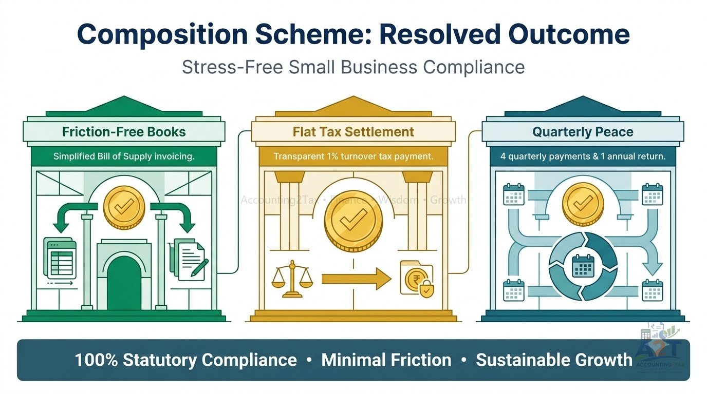 GST for Small Businesses: Composition Scheme vs Regular Scheme in India Case Study & Compounding Blueprint