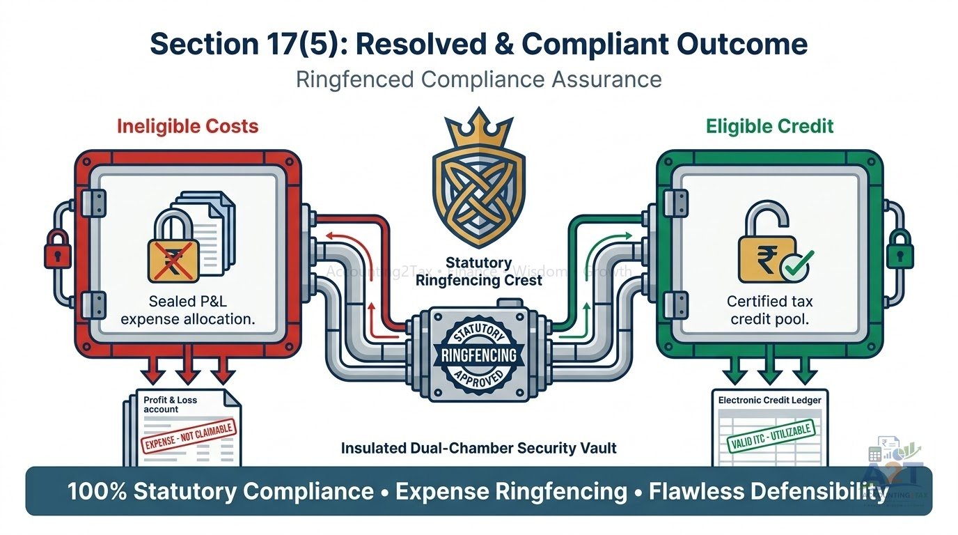 Common Input Tax Credit Mistakes and Ineligible Blocked Credits under Section 17(5) in India Case Study & Compounding Blueprint