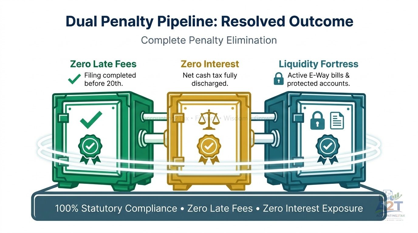 Late GST Return Filing: Understanding Interest, Late Fees and Compliance Risks in India Case Study & Compounding Blueprint