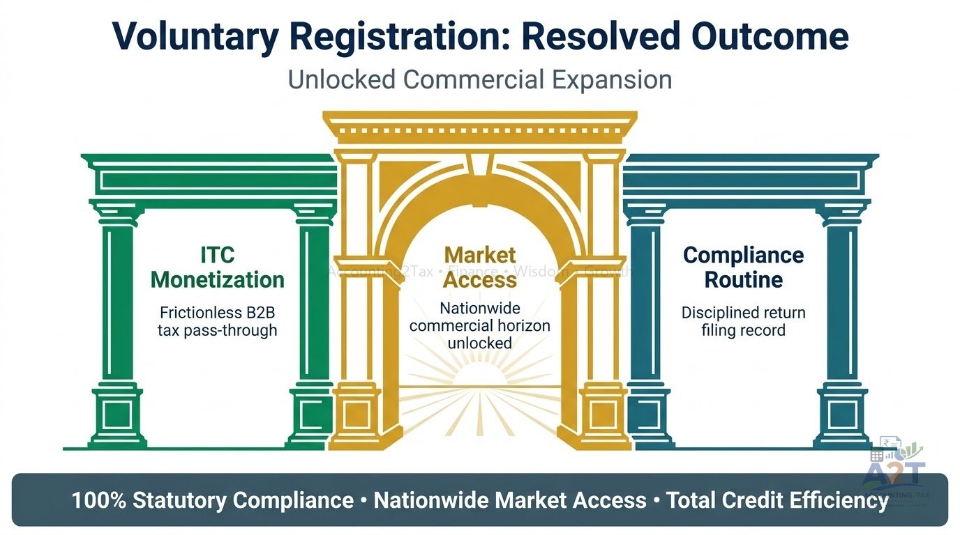 Voluntary GST Registration: When Could It Make Sense for Startups and Micro Businesses in India? Case Study & Compounding Blueprint
